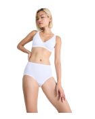 24/7 Midi-Midi-Slip aus Baumwolle in Weiß