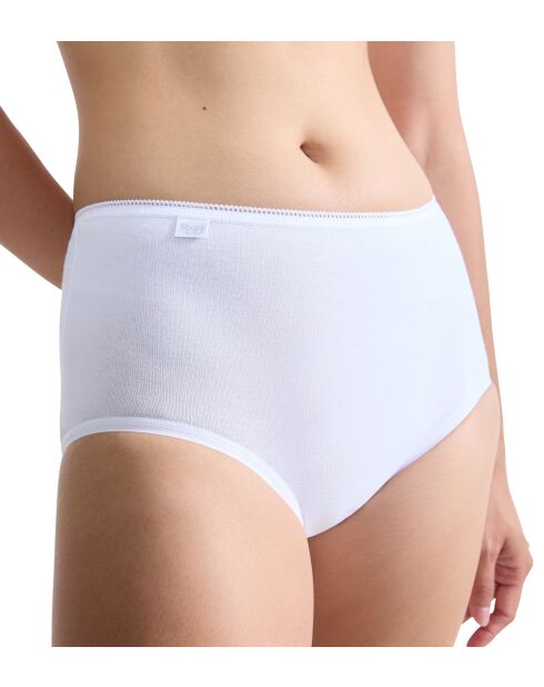24/7 Midi-Midi-Slip aus Baumwolle in Weiß
