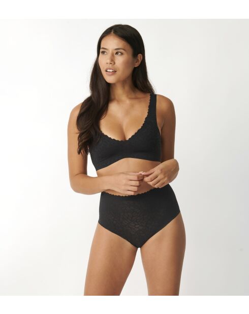 Slip a vita alta neri Zero Feel Lace 2.0