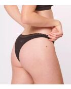Set di 2 slip neri Go Ribbed H Brazil
