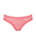Set aus 3 Go Crush Mini-Slips in leuchtendem Koralle/Gelb/Korallenrot und Weiß