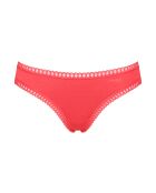 Set aus 3 Go Crush Mini-Slips in leuchtendem Koralle/Gelb/Korallenrot und Weiß