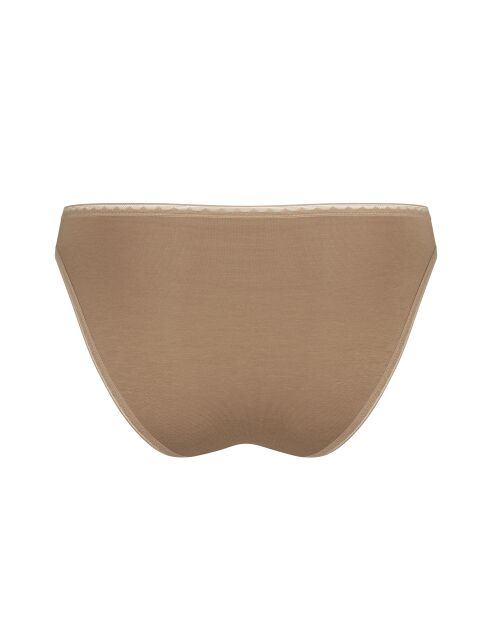 Set di 2 nostalgici slip scollati Go H Tai marroni