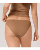 Set di 2 nostalgici slip scollati Go H Tai marroni
