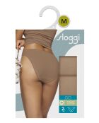 Set di 2 nostalgici slip scollati Go H Tai marroni