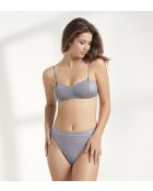 Slip a taglio basso S Smooth High Leg grigio ombre
