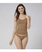 Set di 2 slip Go Mini a vita bassa in marrone nostalgico