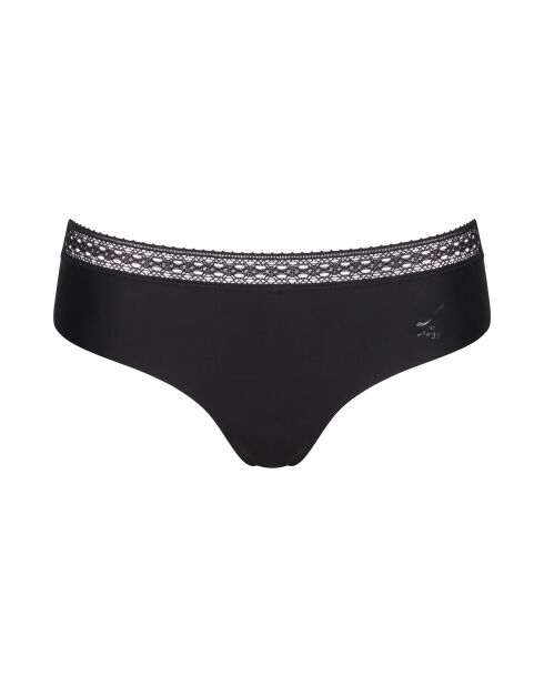 S Subtile freche schwarze Höschen mit niedriger Taille