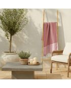 Ibiza katoen fouta clay roze - 100x200 cm