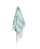 Hossegor Fouta Ente aus Baumwolle grün - 100x200 cm