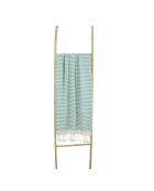 Hossegor Fouta Ente aus Baumwolle grün - 100x200 cm