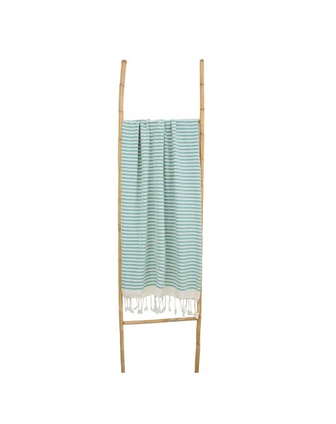 Hossegor Fouta Ente aus Baumwolle grün - 100x200 cm