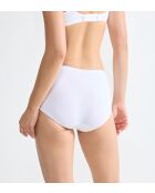 Set di 2 slip midi midi bianchi 24/7 in cotone H