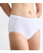 Set di 2 slip midi midi bianchi 24/7 in cotone H