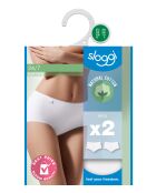 Set di 2 slip midi midi bianchi 24/7 in cotone H