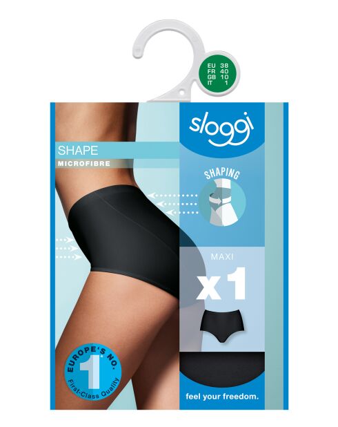 Mutandine modellanti nere Shape H Maxi