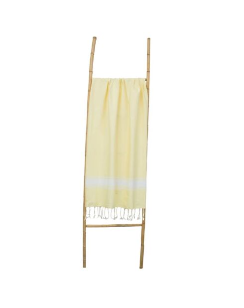 St Tropez Baumwollfouta hellgelb - 100x200 cm
