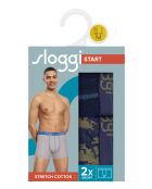 Set van 2 blauwe Start boxershorts