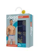 Set van 2 blauwe Start boxershorts