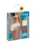 Set di 2 pantaloncini Go Ribbed H crema/marrone