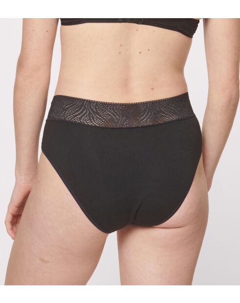 Confezione da 2 pantaloncini mestruali neri medi