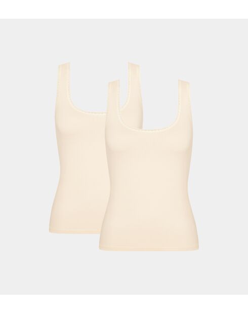 Set van 2 Go Tank tanktops voor vers poeder