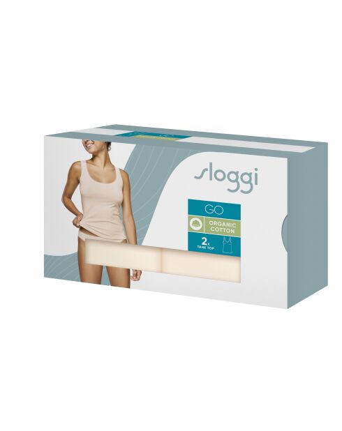 Set van 2 Go Tank tanktops voor vers poeder