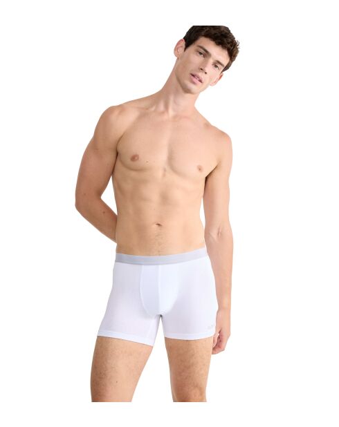 Set van 2 witte Go Abc 2.0 lange boxershorts