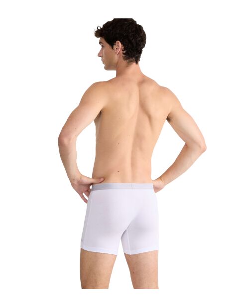 Set van 2 witte Go Abc 2.0 lange boxershorts