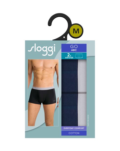 Lot de 2 boxers Go Abc 2.0 H marine