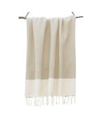 Fouta Ibiza in cotone beige XXL - 200x200 cm