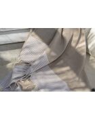 Fouta Ibiza in cotone beige XXL - 200x200 cm