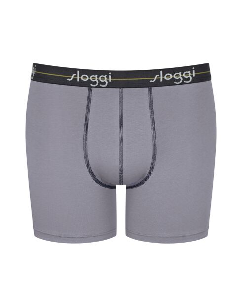 Set van 2 kaki en grijze Start boxershorts
