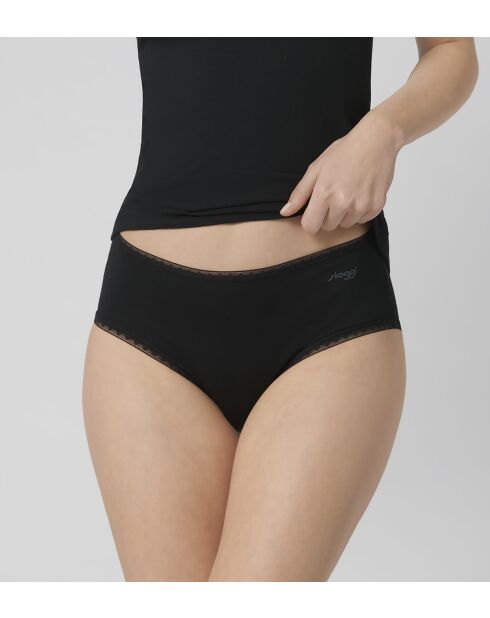 Set di 2 slip midi Go H neri