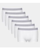 Set van 6 stuks Go Abc 2.0 witte boxershorts