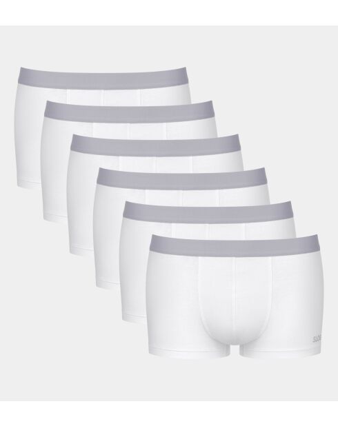 Set van 6 stuks Go Abc 2.0 witte boxershorts