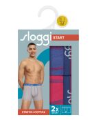 Lot de 2 boxers Start rose/bleu
