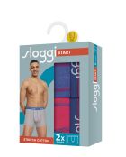 Lot de 2 boxers Start rose/bleu