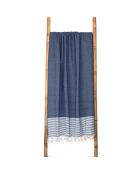 Fouta in cotone jeans blu Ibiza xxxl - 200x300 cm
