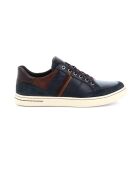 Zapatillas bajas de piel azul Patchy 7