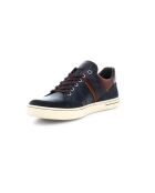 Zapatillas bajas de piel azul Patchy 7