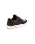 Zapatillas bajas de piel azul Patchy 7