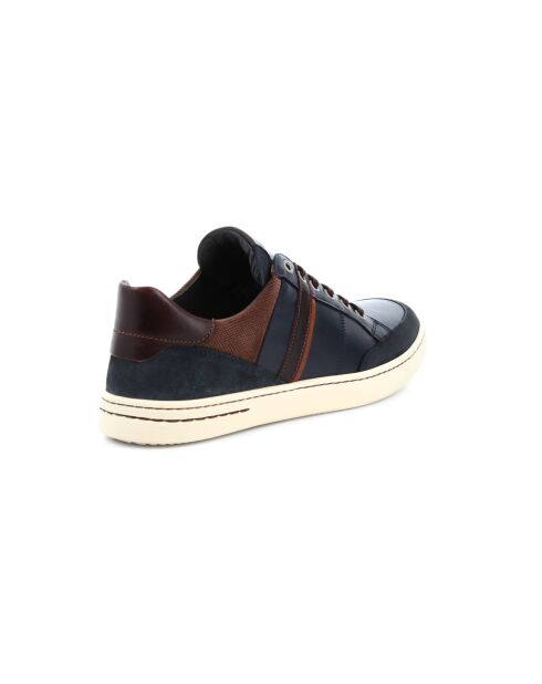 Zapatillas bajas de piel azul Patchy 7