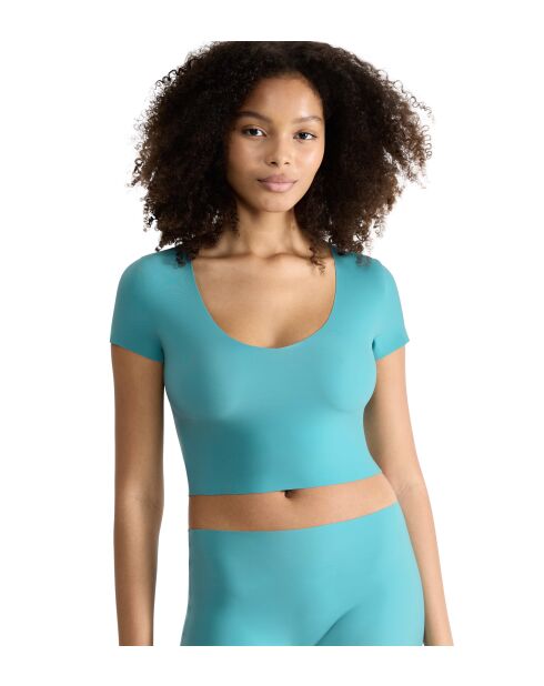 Crop-top Zero Feel 2.0 turquoise calme