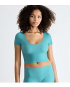 Crop-top Zero Feel 2.0 turquoise calme