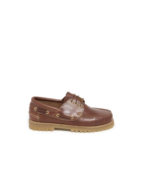 Peter bootschoenen in cognac leer