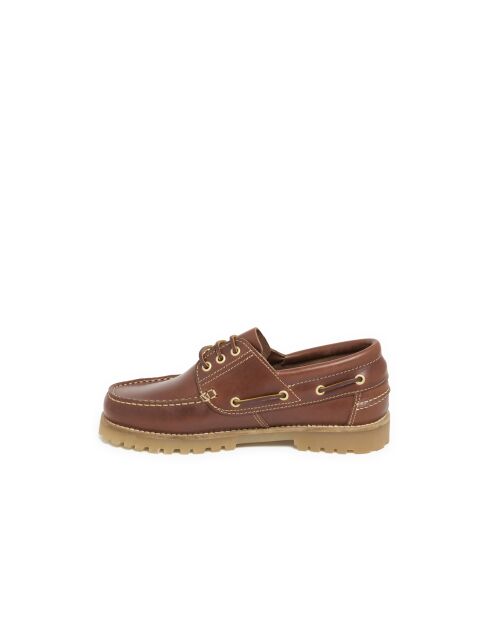 Peter bootschoenen in cognac leer