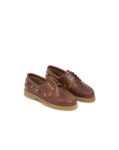 Peter bootschoenen in cognac leer