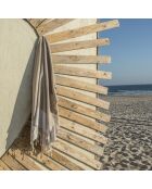 Fouta in cotone beige Ibiza xxxl - 200x300 cm
