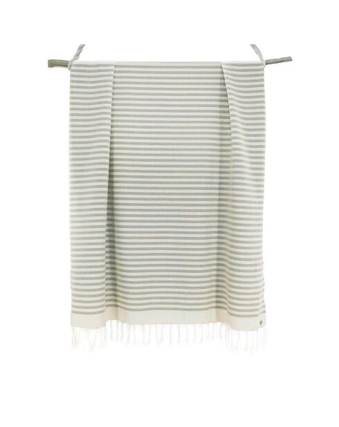Hossegor Aquagrün Fouta aus Baumwolle XXXL - 200x300 cm